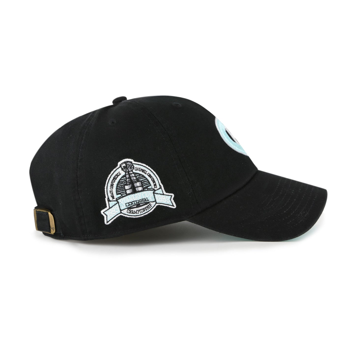 '47 NHL Montreal Canadiens Black Mint Double Under Clean Up Adjustable Hat - Black