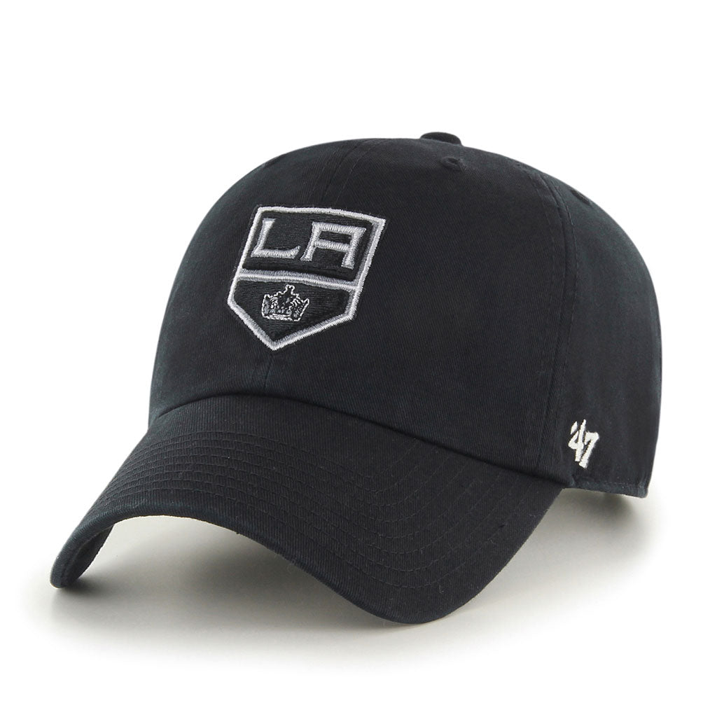 Los Angeles Kings '47 NHL Black Clean Up Adjustable Cap
