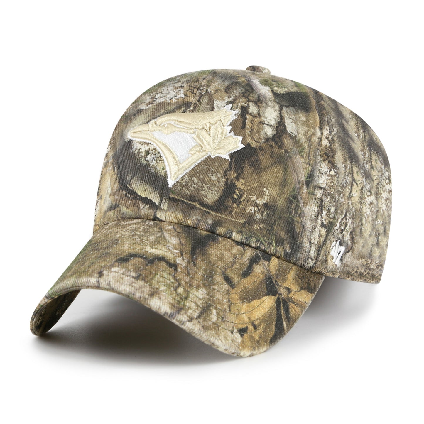 47 MLB Toronto Blue Jays REALTREE APX Clean Up Adjustable Hat - Camo