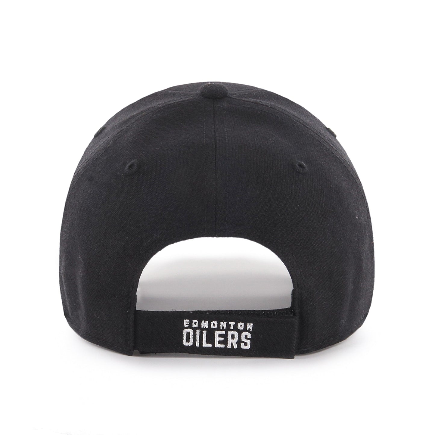 47 Men's Edmonton Oilers Black/White MVP Adjustable Hat - One Size