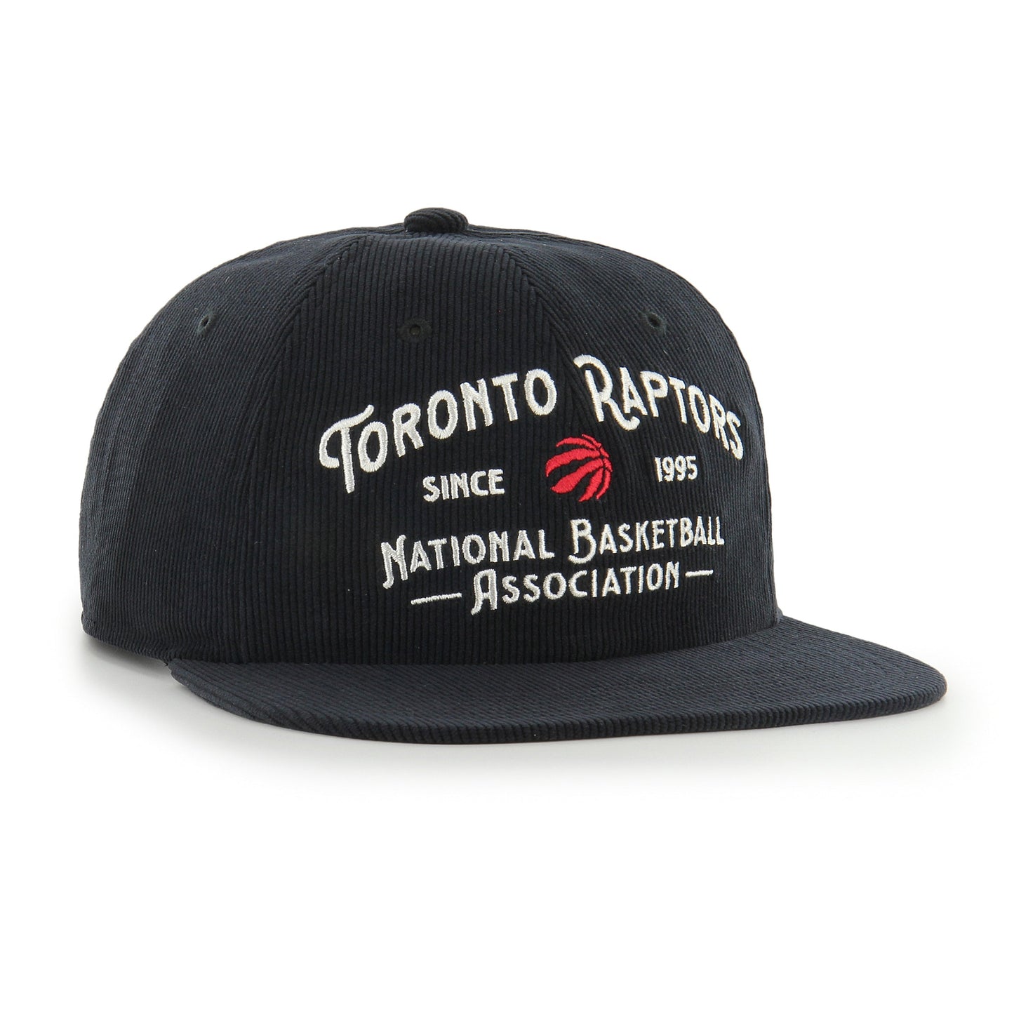 '47 NBA Toronto Raptors Championship Whitlock Captain RL Corduroy Snapback -  Black