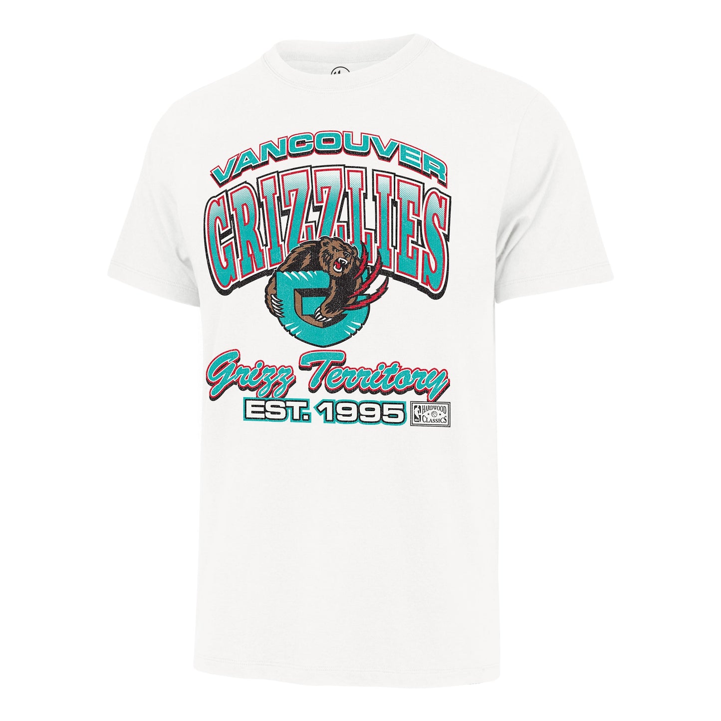 '47 Men's NBA Vancouver Grizzlies Bounce Arch Tee - White