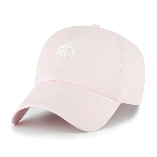 '47 NHL Edmonton Oilers Gelato Base Ballpark Runner Clean Up Women's -Pink
