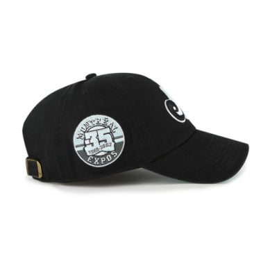 47 MLB Montreal Expos Black Mint Double Under Adjustable Clean Up Hat
