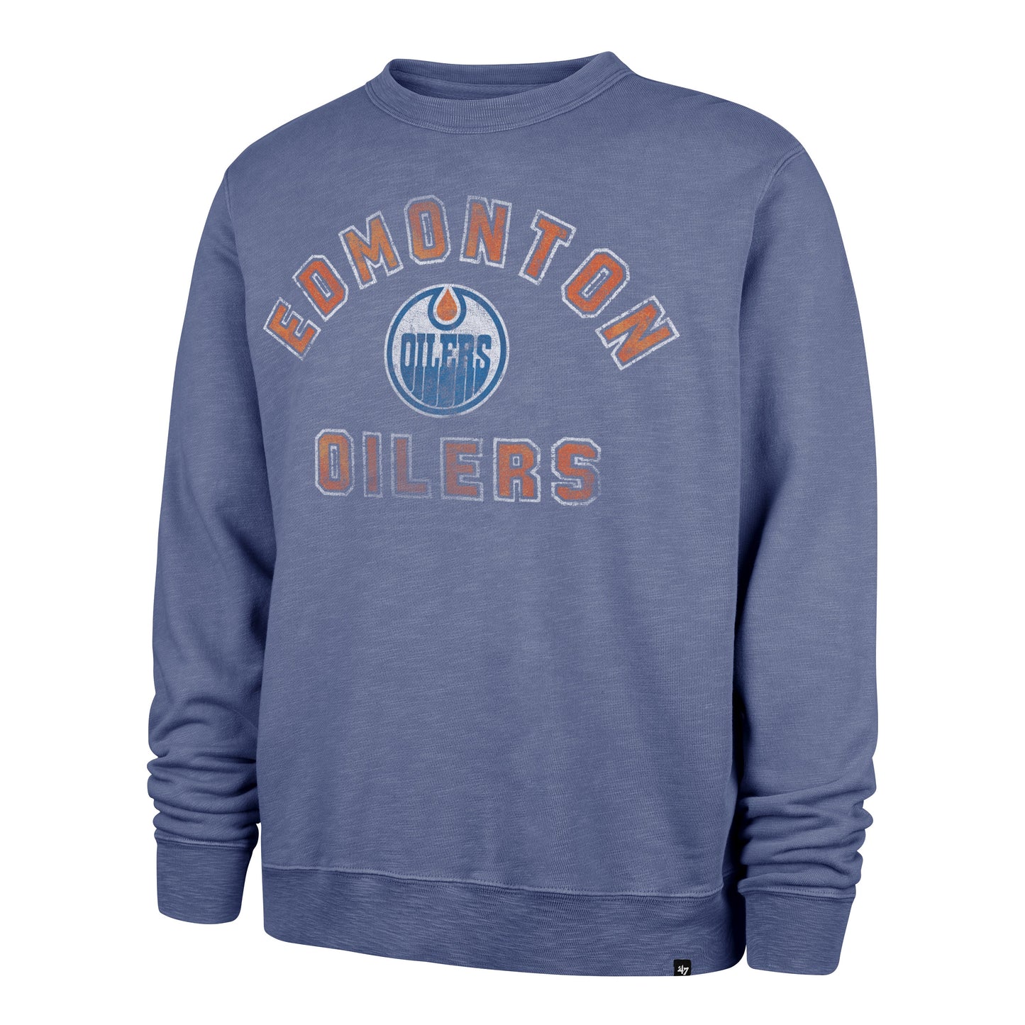'47 NHL Edmonton Oilers Treasured Slub Crewneck - Blue