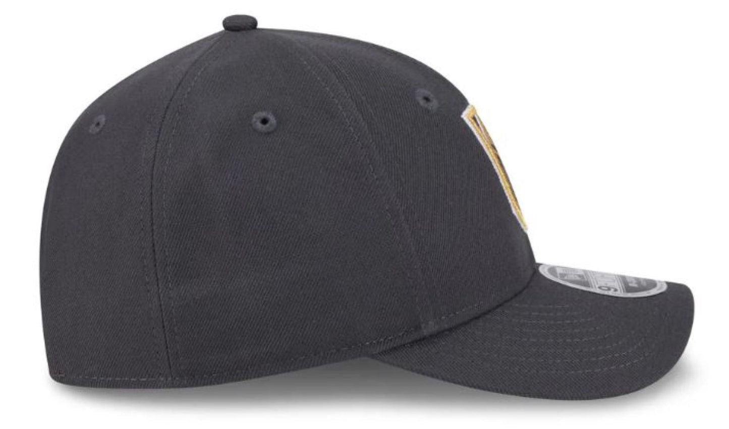 New Era NHL Vegas Golden Knights 9FORTY M-Crown Adjustable Snapback Hat - Grey