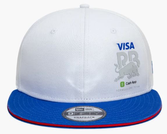 New Era 9FIFTY Formula 1 Visa Cash App Racing Bulls M/L Adjustable Snapback Hat - White
