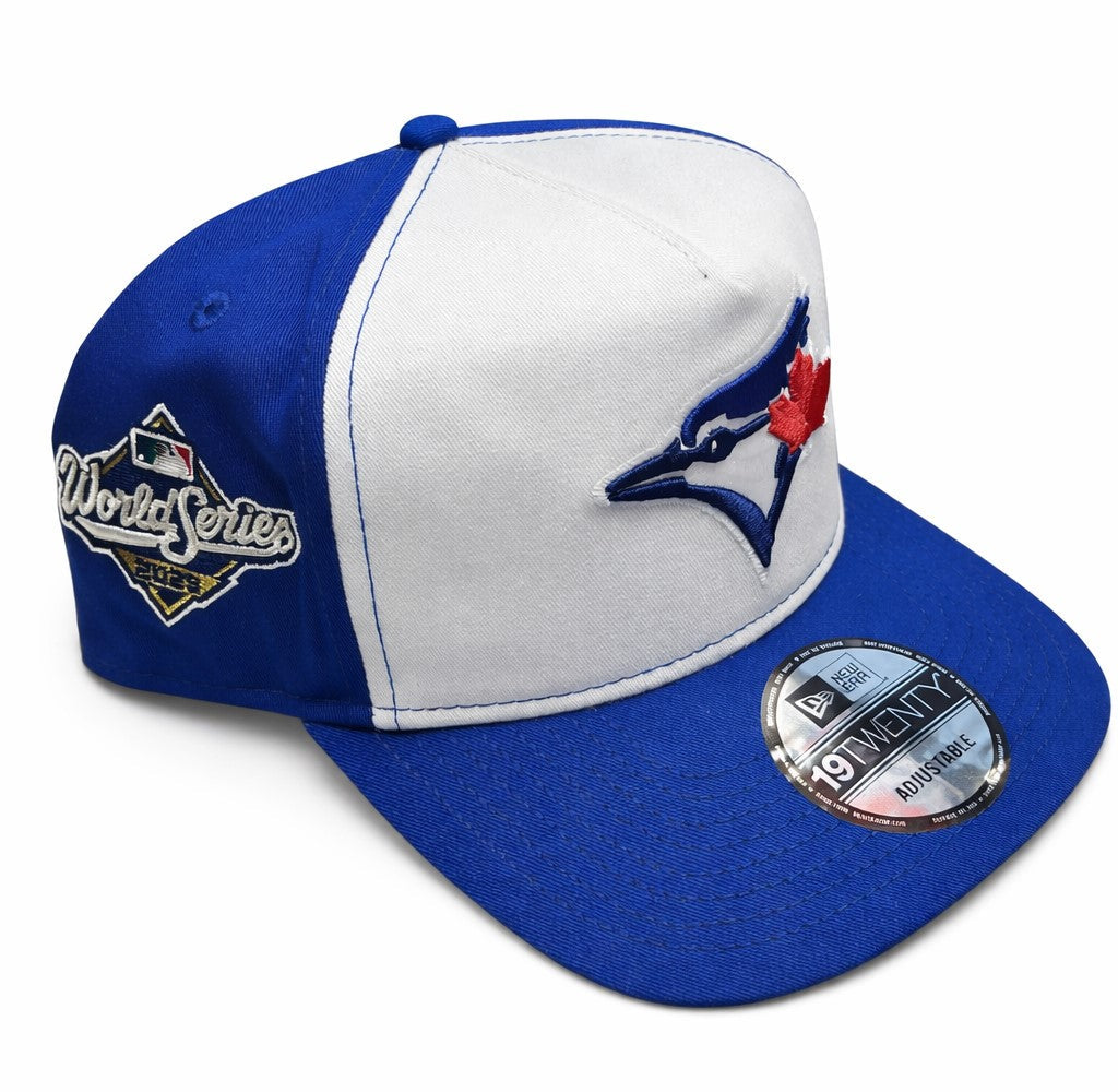 New Era 19TWENTY MLB Toronto Blue Jays 2025 World Series Alternate 3 White Panel Adjustable Snapback Hat - Royal/White