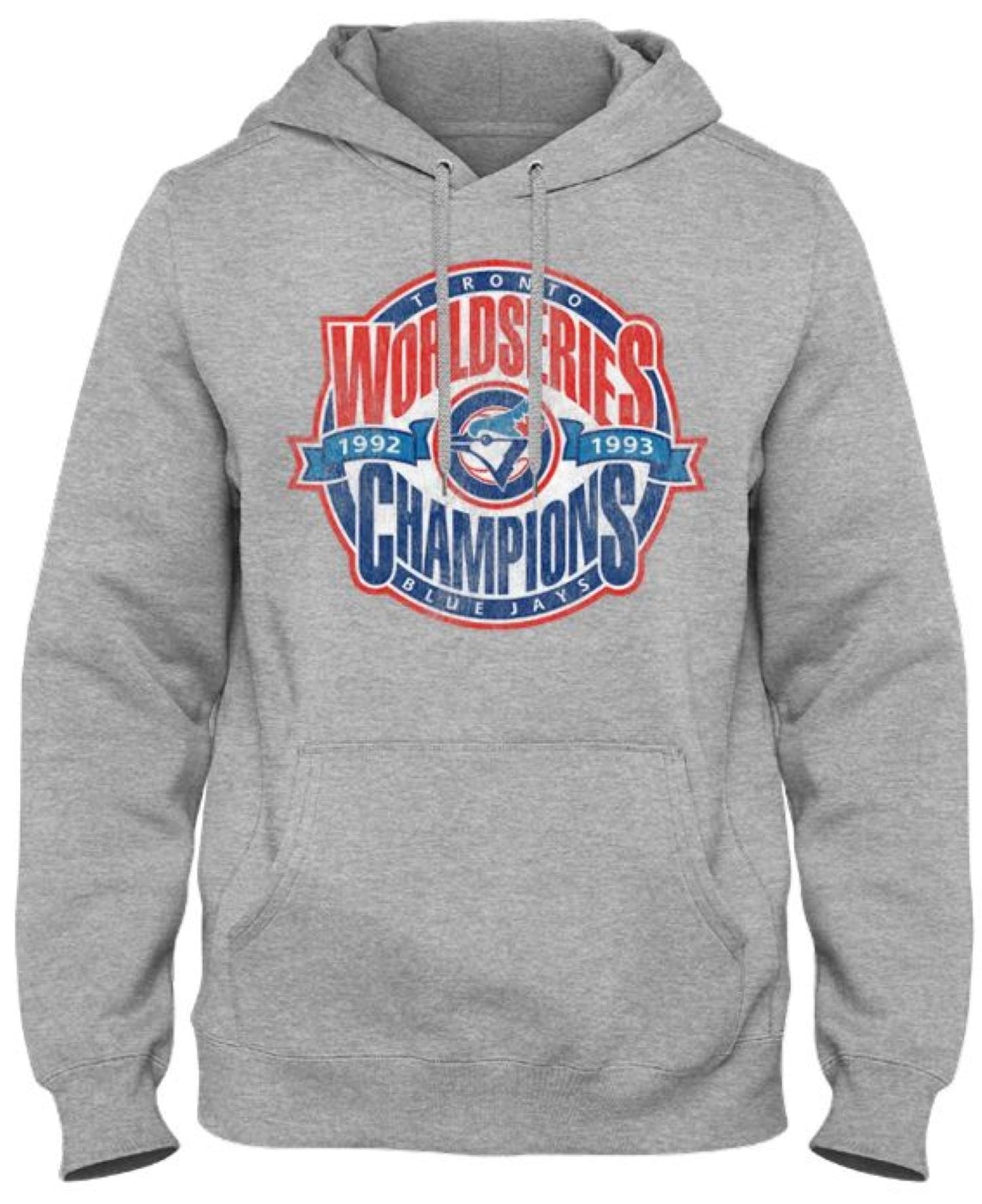 Bulletin MLB Toronto Blue Jays Retro World Series Champions 1992-1993 Hoodie - Grey