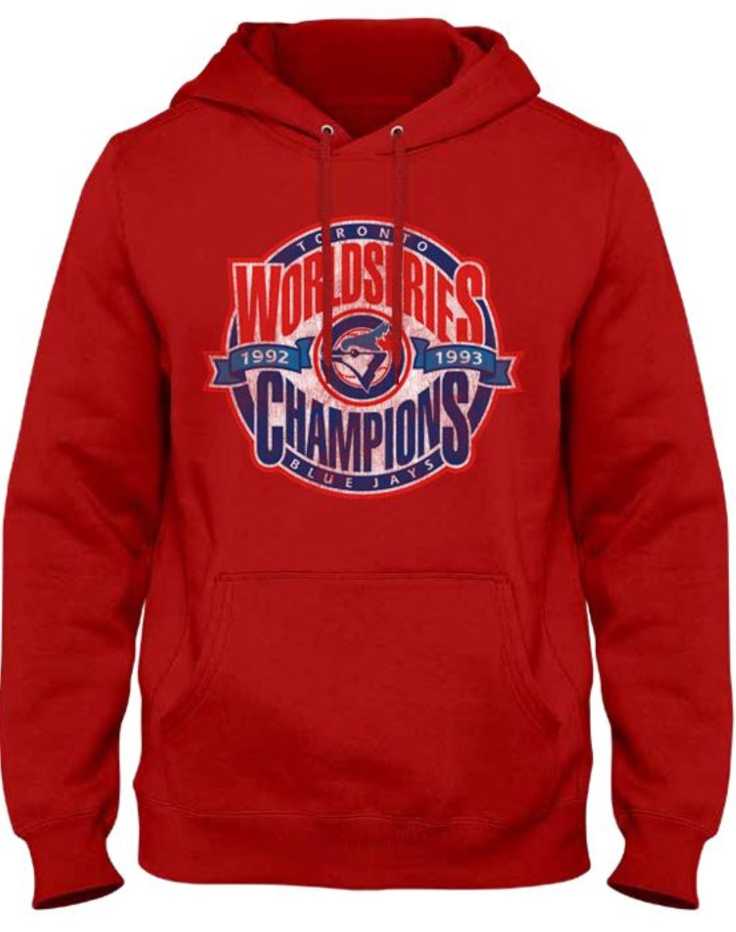 Bulletin MLB Toronto Blue Jays Retro World Series Champions 1992-1993 Hoodie - Red