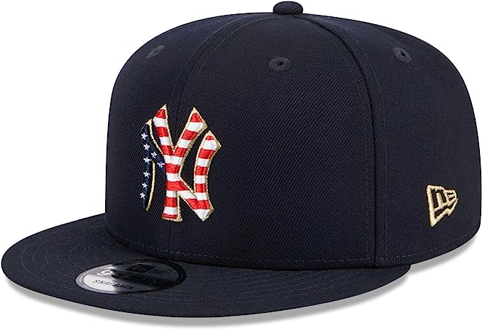 New Era York Yankees 9Fifty Fourth of July Flat Snapback Adjustable Hat - Navy