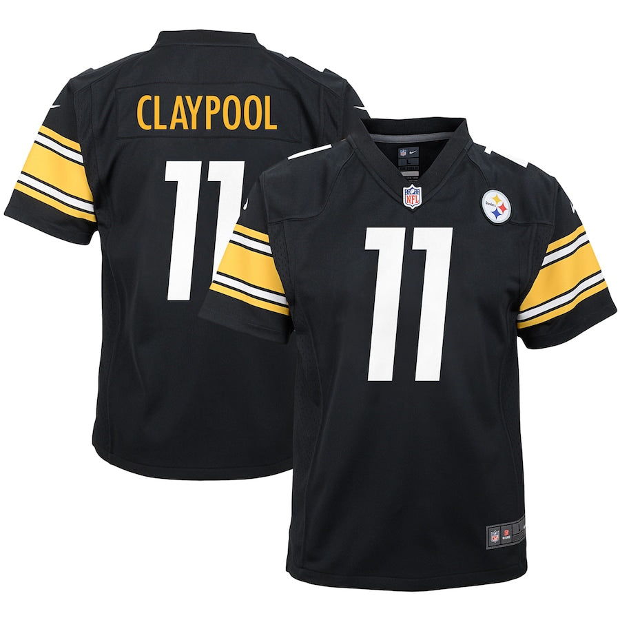 Youth Nike Chase Claypool Black Pittsburgh Steelers - Game Jersey