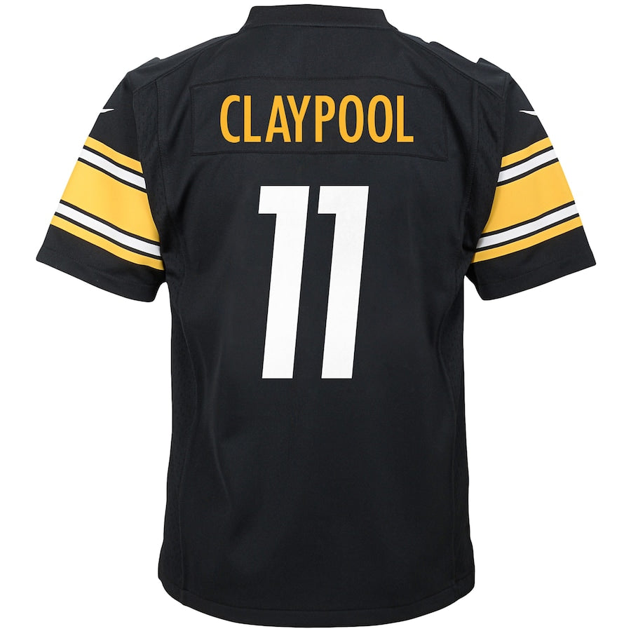 Youth Nike Chase Claypool Black Pittsburgh Steelers - Game Jersey