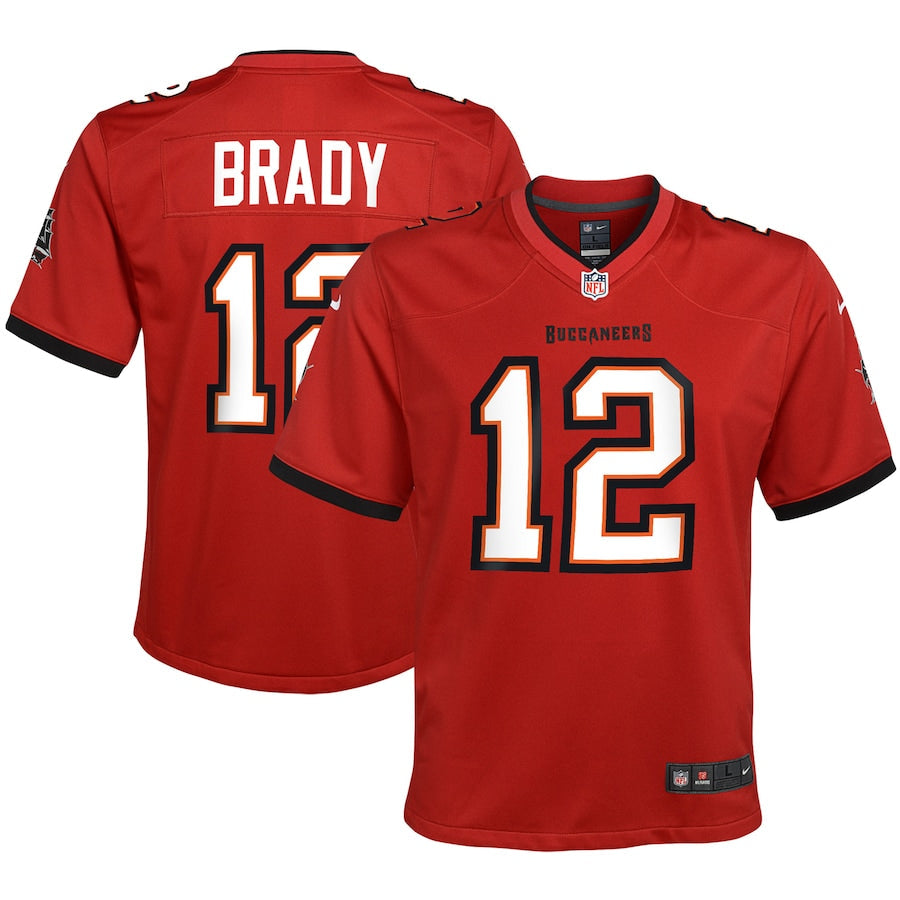 Youth Nike Tom Brady Red Tampa Bay Buccaneers - Game Jersey