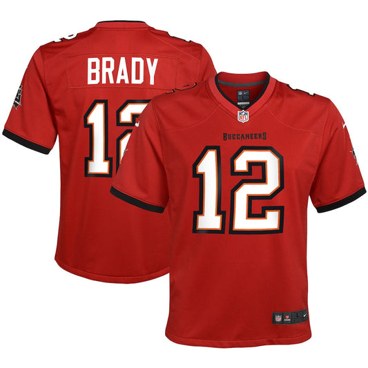 Youth Nike Tom Brady Red Tampa Bay Buccaneers - Game Jersey
