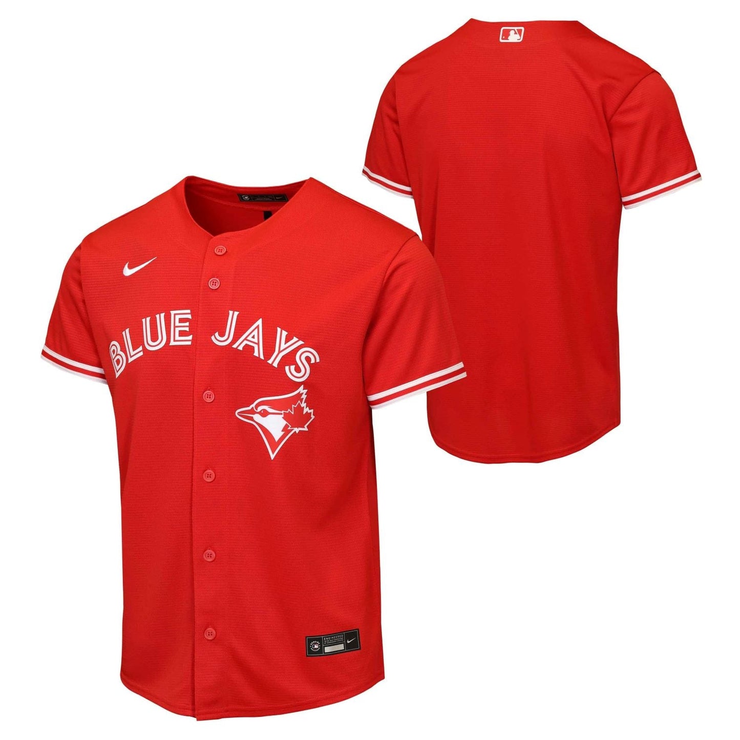 Youth Nike MLB Toronto Blue Jays Canada Day Replica Blank Jersey - Scarlet
